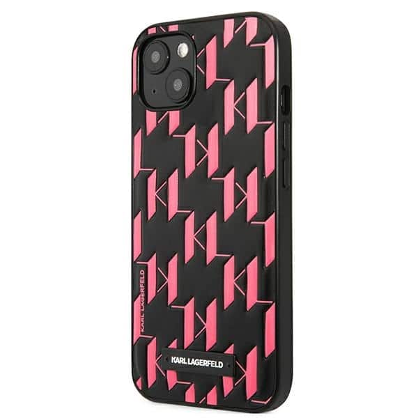 Karl Lagerfeld Μονόγραμμα - θήκη για Apple iPhone 13 mini - Ροζ - Image 2