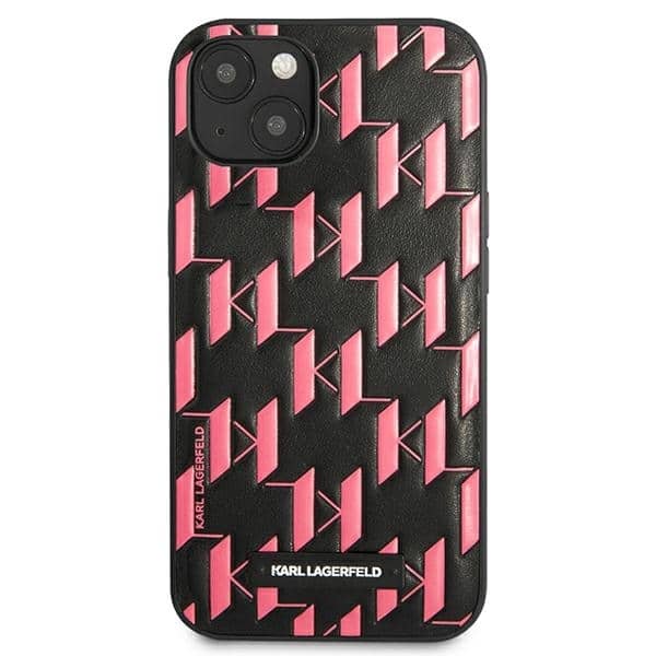 Karl Lagerfeld Μονόγραμμα - θήκη για Apple iPhone 13 mini - Ροζ - Image 3