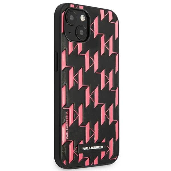 Karl Lagerfeld Μονόγραμμα - θήκη για Apple iPhone 13 mini - Ροζ - Image 4