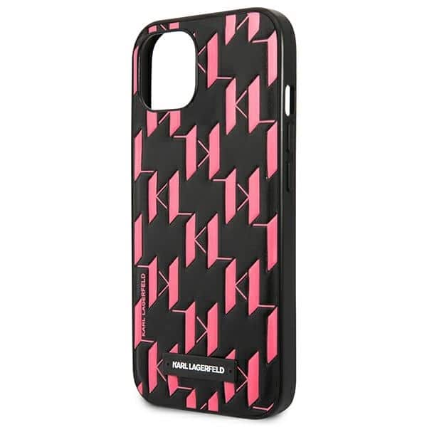 Karl Lagerfeld Μονόγραμμα - θήκη για Apple iPhone 13 mini - Ροζ - Image 6
