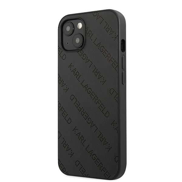 Karl Lagerfeld Perforated Allover - θήκη για Apple iPhone 13 mini - Μαύρο - Image 2