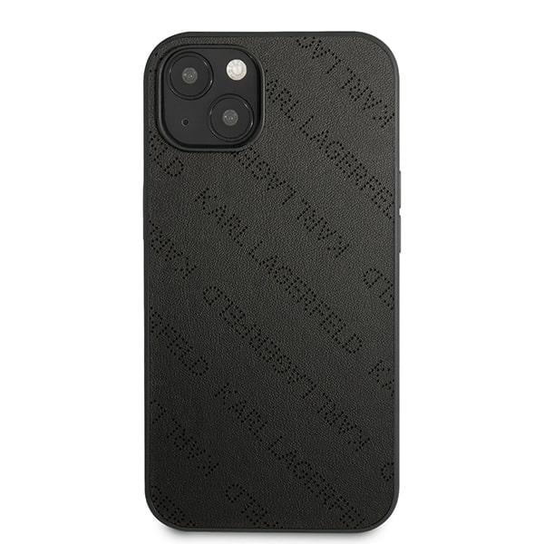 Karl Lagerfeld Perforated Allover - θήκη για Apple iPhone 13 mini - Μαύρο - Image 3
