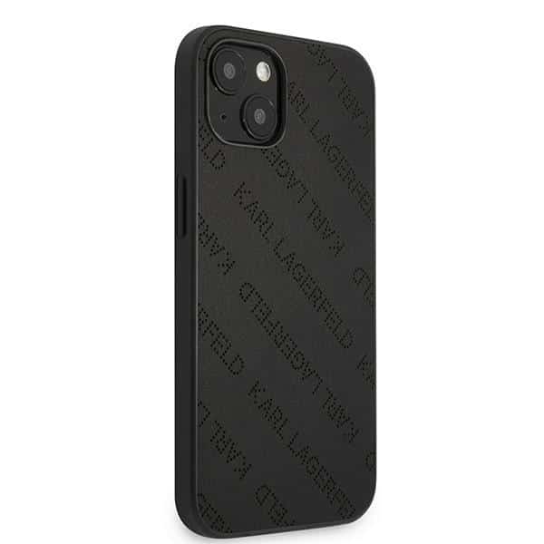 Karl Lagerfeld Perforated Allover - θήκη για Apple iPhone 13 mini - Μαύρο - Image 4