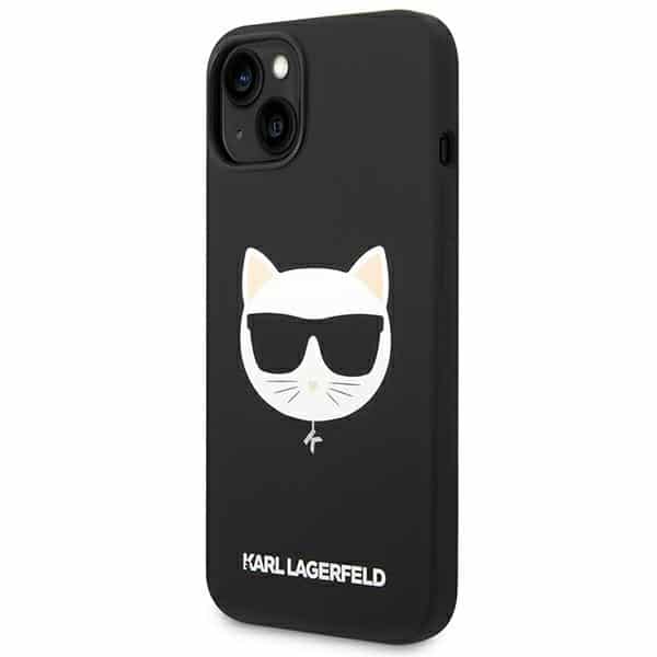 Karl Lagerfeld Silicone Choupette - Apple iPhone 14 Plus / 15 - Μαύρο - Image 2