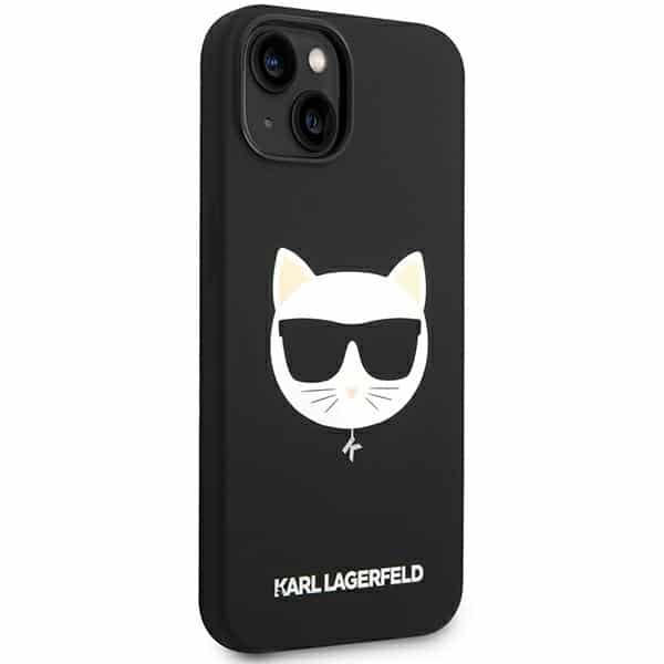 Karl Lagerfeld Silicone Choupette - Apple iPhone 14 Plus / 15 - Μαύρο - Image 4