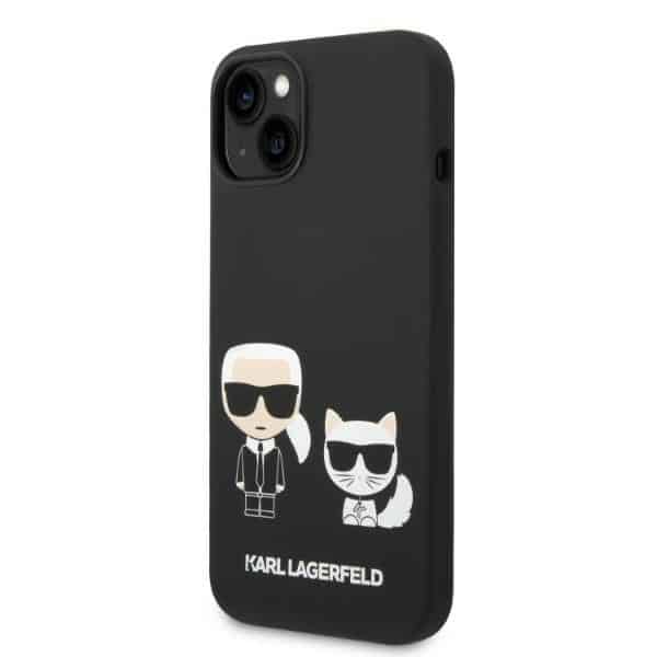 Karl Lagerfeld Silicone Karl & Choupette Magsafe - Apple iPhone 14 Plus / 15 - Μαύρο - Image 2