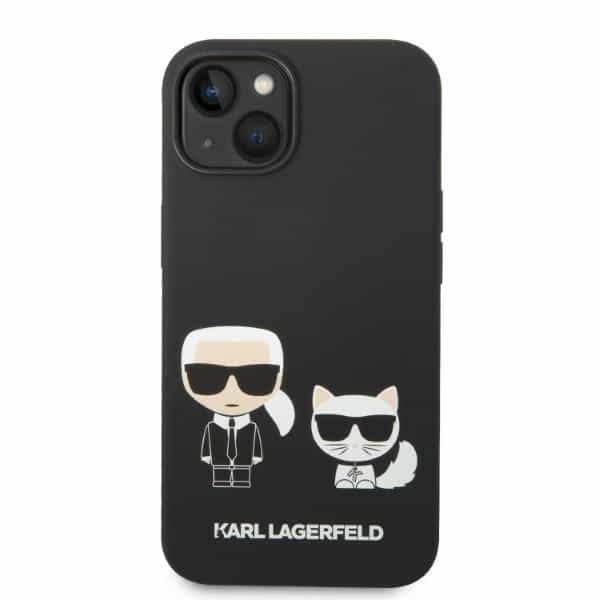 Karl Lagerfeld Silicone Karl & Choupette Magsafe - Apple iPhone 14 Plus / 15 - Μαύρο - Image 3