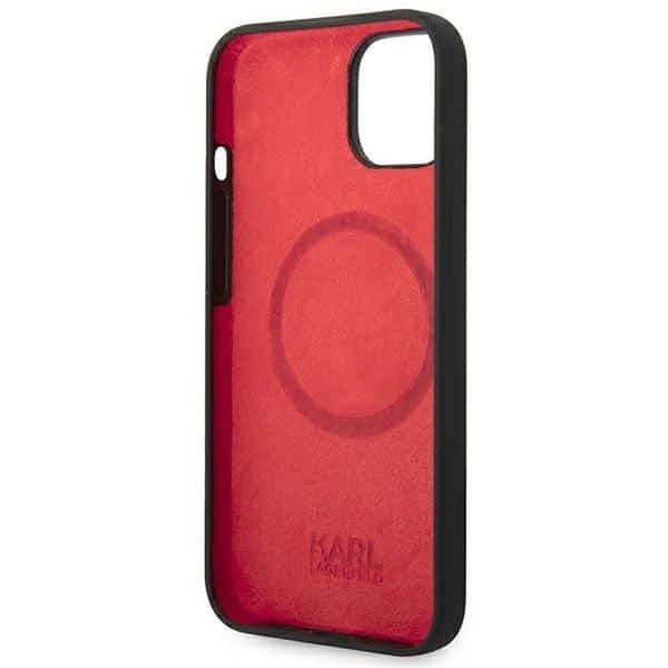 Karl Lagerfeld Silicone Plaque Magsafe - Apple iPhone 14 Plus / 15 - Μαύρο - Image 7