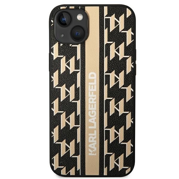 Karl Lagerfeld Monogram Stripe - θήκη για Apple iPhone 14 Plus - Καφέ - Image 3