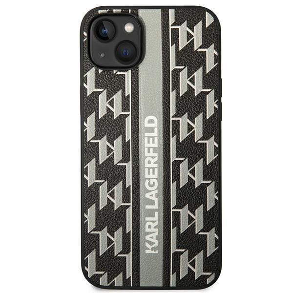 Karl Lagerfeld Monogram Stripe - θήκη για Apple iPhone 14 Plus - Γκρι - Image 3