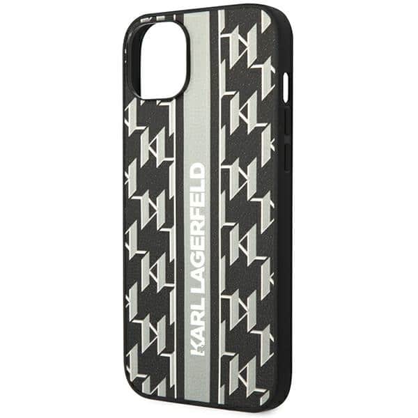 Karl Lagerfeld Monogram Stripe - θήκη για Apple iPhone 14 Plus - Γκρι - Image 6