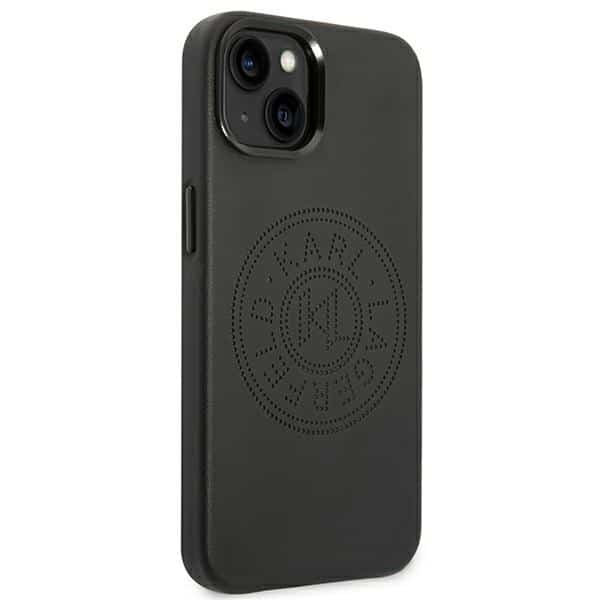 Karl Lagerfeld Leather Perforated Logo - θήκη για Apple iPhone 14 Plus - Μαύρο - Image 4