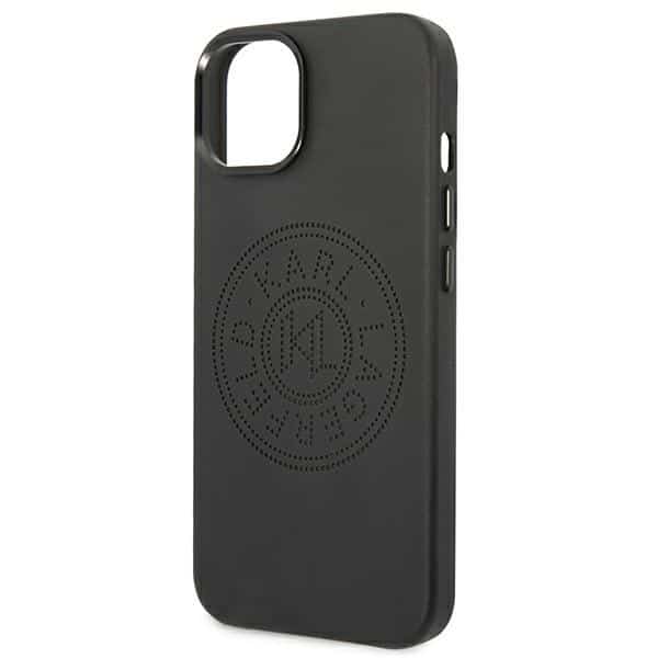 Karl Lagerfeld Leather Perforated Logo - θήκη για Apple iPhone 14 Plus - Μαύρο - Image 6