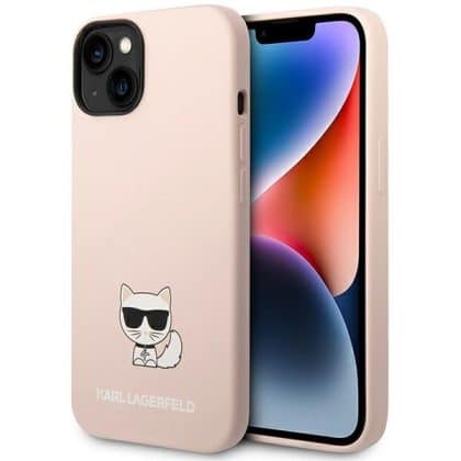 Karl Lagerfeld Silicone Choupette - θήκη για Apple iPhone 14 Plus - Ροζ