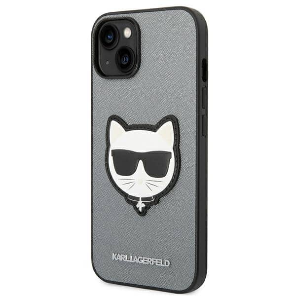 Karl Lagerfeld Saffiano Choupette Head Patch - θήκη για Apple iPhone 14 Plus - Διάφανο - Image 2