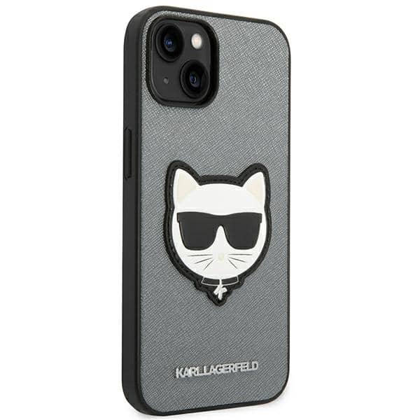 Karl Lagerfeld Saffiano Choupette Head Patch - θήκη για Apple iPhone 14 Plus - Διάφανο - Image 4