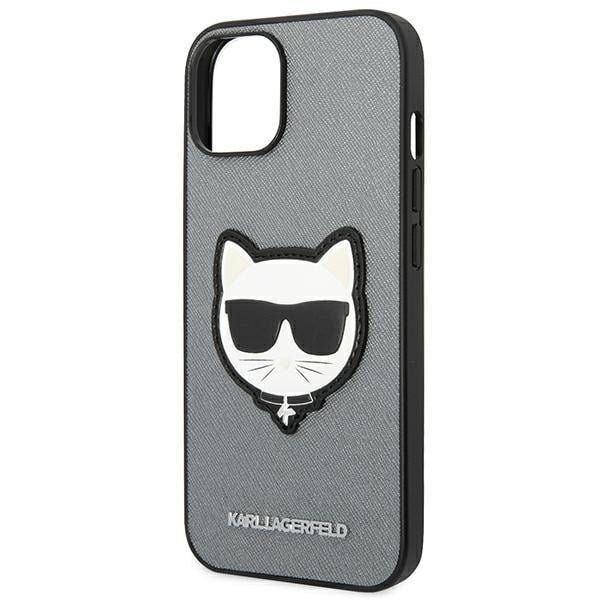 Karl Lagerfeld Saffiano Choupette Head Patch - θήκη για Apple iPhone 14 Plus - Διάφανο - Image 6