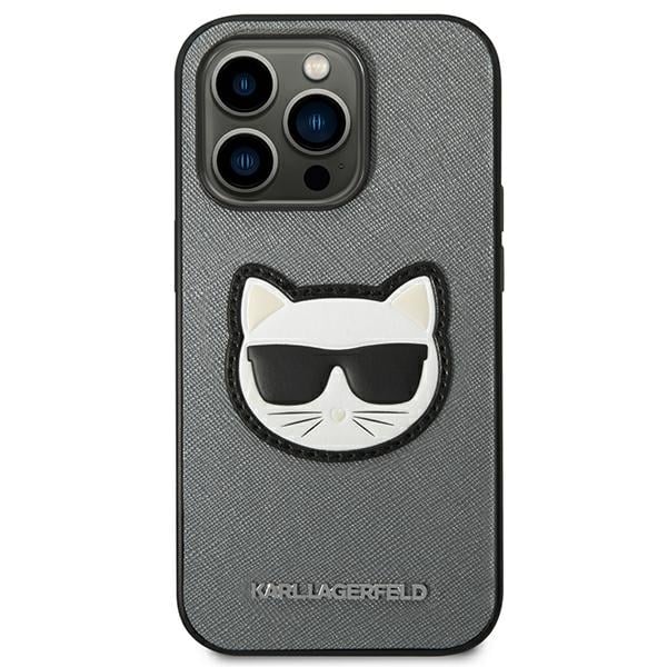 Karl Lagerfeld Saffiano Choupette Head Patch - θήκη για Apple iPhone 14 Pro - Διάφανο - Image 3
