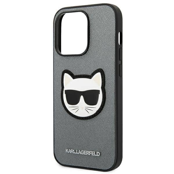 Karl Lagerfeld Saffiano Choupette Head Patch - θήκη για Apple iPhone 14 Pro - Διάφανο - Image 6