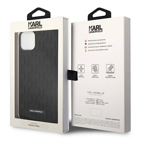 Karl Lagerfeld 3D Monogram - θήκη για Apple iPhone 14 Plus - Μαύρο - Image 8