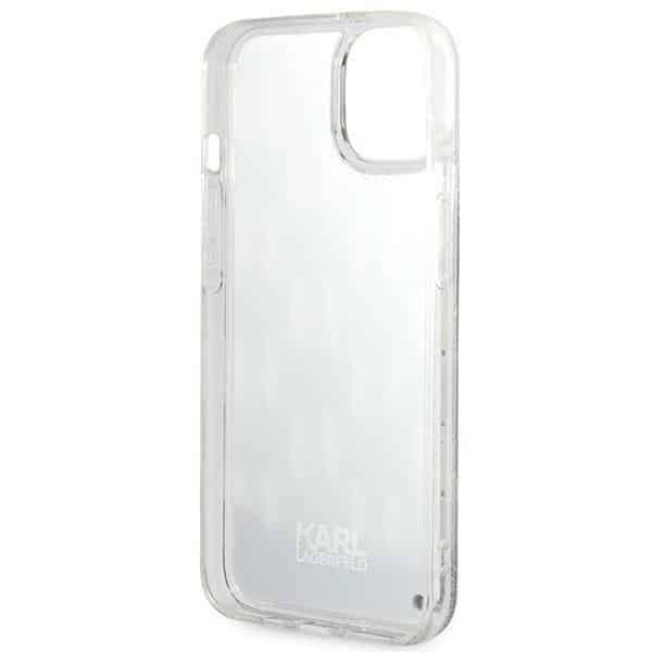 Karl Lagerfeld Liquid Glitter Monogram - θήκη για Apple iPhone 14 Plus - Μαύρο - Image 7