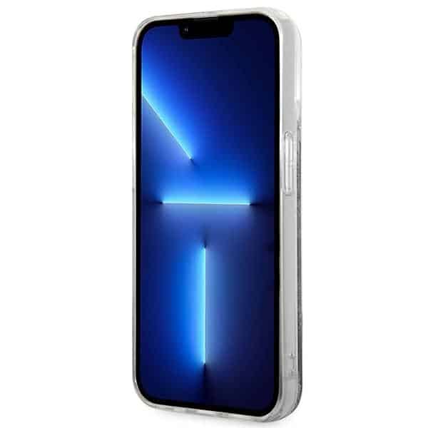 Karl Lagerfeld Liquid Glitter Monogram - θήκη για Apple iPhone 14 Pro - Μαύρο - Image 5
