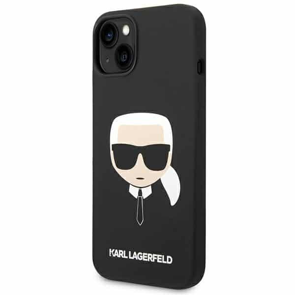Karl Lagerfeld Silicone Karl`s Head - θήκη για Apple iPhone 14 Plus - Μαύρο - Image 2