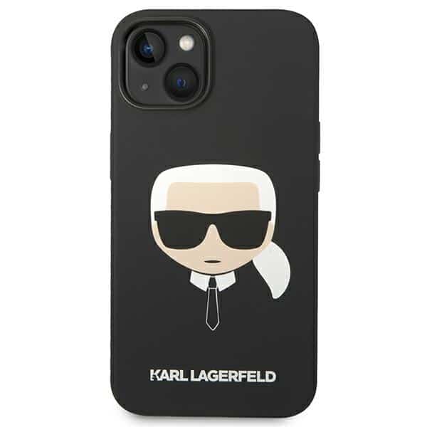 Karl Lagerfeld Silicone Karl`s Head - θήκη για Apple iPhone 14 Plus - Μαύρο - Image 3
