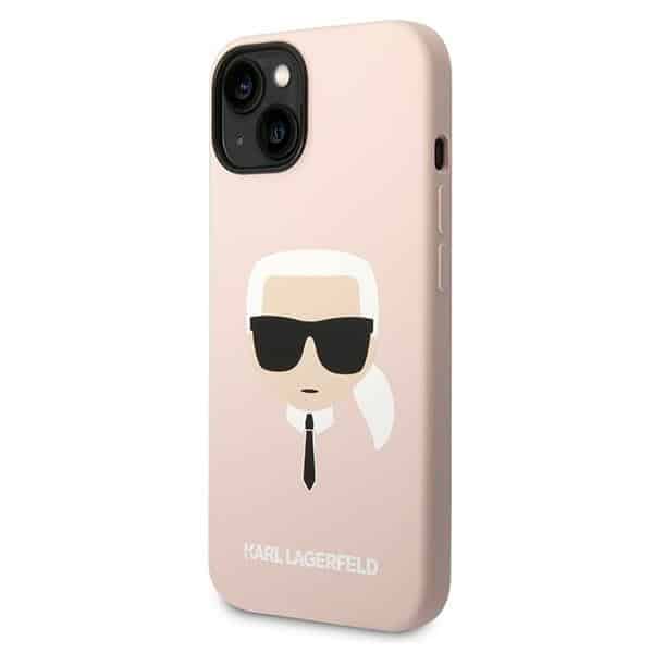 Karl Lagerfeld Silicone Karl`s Head - θήκη για Apple iPhone 14 Plus - Ροζ - Image 2