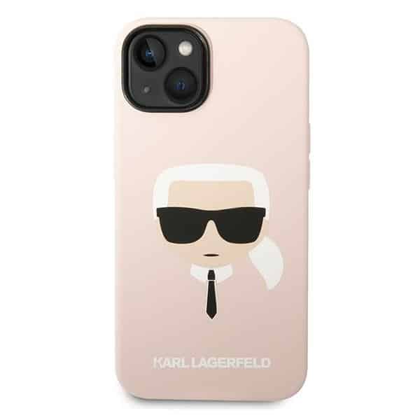 Karl Lagerfeld Silicone Karl`s Head - θήκη για Apple iPhone 14 Plus - Ροζ - Image 3