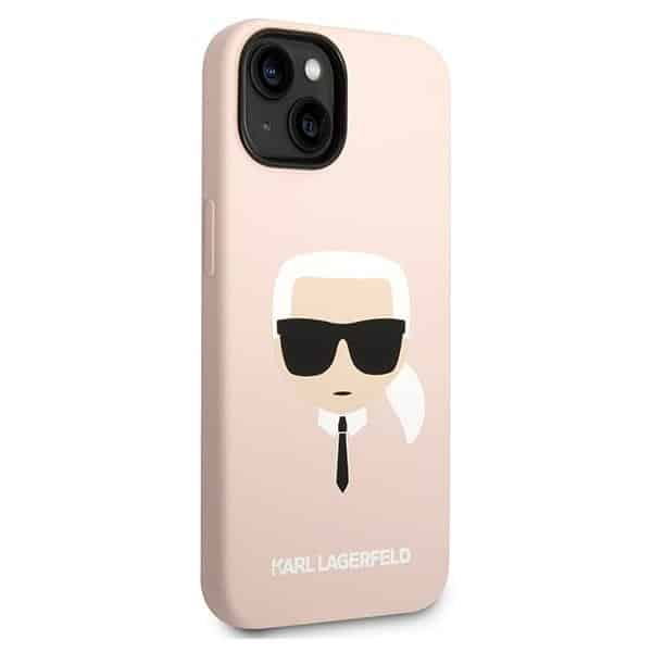 Karl Lagerfeld Silicone Karl`s Head - θήκη για Apple iPhone 14 Plus - Ροζ - Image 4