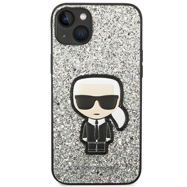 Karl Lagerfeld Glitter Flakes Ikonik - θήκη για Apple iPhone 14 Plus - Διάφανο - Image 3