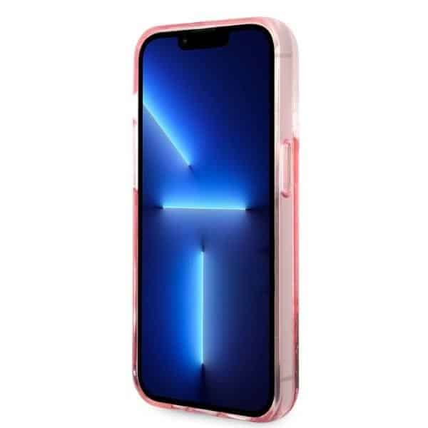 Karl Lagerfeld Liquid Glitter Big KL - θήκη για Apple iPhone 14 Pro - Ροζ - Image 5