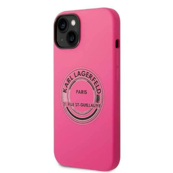 Karl Lagerfeld Silicone RSG - θήκη για Apple iPhone 14 Plus - Ροζ - Image 2