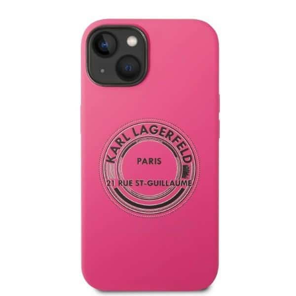 Karl Lagerfeld Silicone RSG - θήκη για Apple iPhone 14 Plus - Ροζ - Image 3