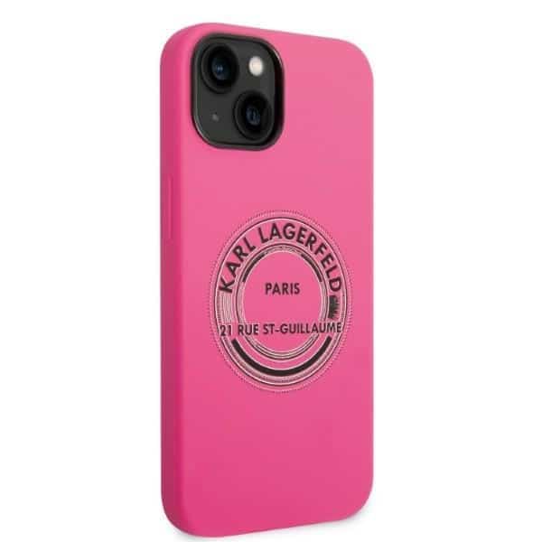 Karl Lagerfeld Silicone RSG - θήκη για Apple iPhone 14 Plus - Ροζ - Image 4