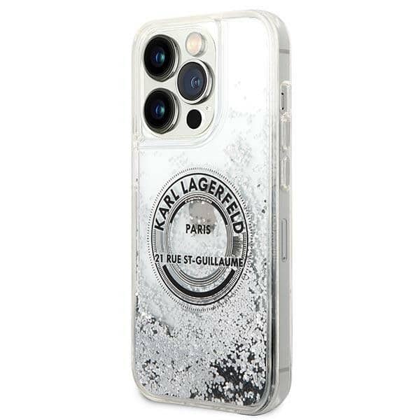 Karl Lagerfeld Liquid Glitter - θήκη για Apple iPhone 14 Pro - Διάφανο - Image 2