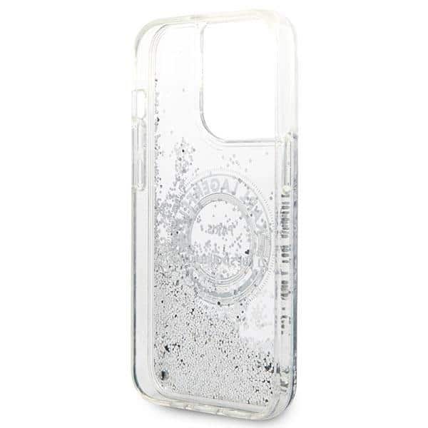 Karl Lagerfeld Liquid Glitter - θήκη για Apple iPhone 14 Pro - Διάφανο - Image 7