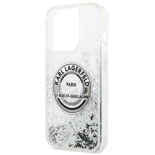 Karl Lagerfeld Liquid Glitter - θήκη για Apple iPhone 14 Pro Max - Διάφανο - Image 6