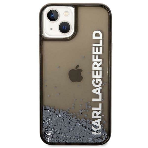 Karl Lagerfeld Liquid Glitter Elong - θήκη για Apple iPhone 14 Plus - Μαύρο - Image 3