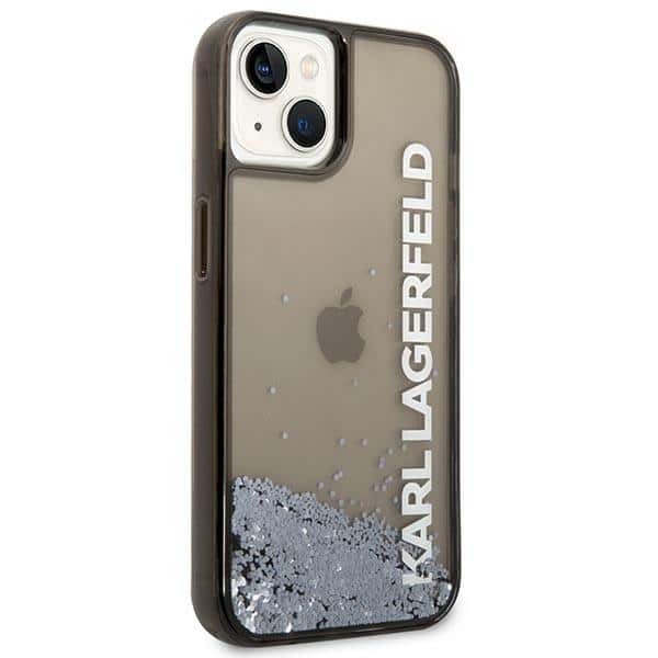 Karl Lagerfeld Liquid Glitter Elong - θήκη για Apple iPhone 14 Plus - Μαύρο - Image 4