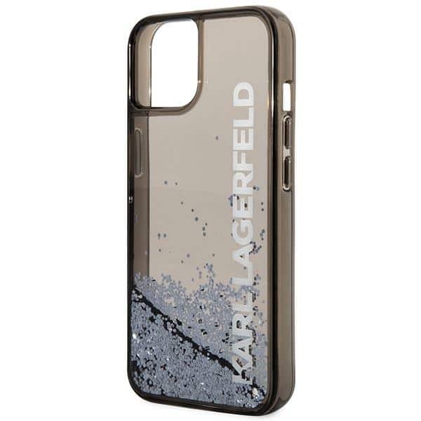 Karl Lagerfeld Liquid Glitter Elong - θήκη για Apple iPhone 14 Plus - Μαύρο - Image 6
