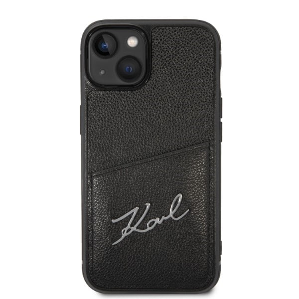 Karl Lagerfeld Signature Logo Cardslot - θήκη για Apple iPhone 14 Plus - Μαύρο - Image 3