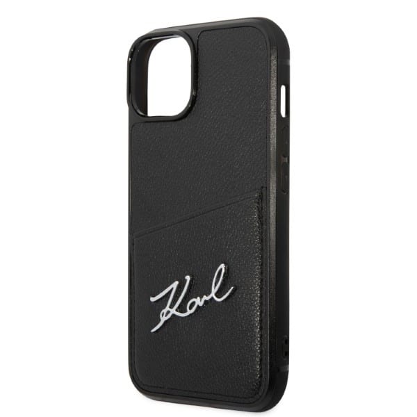Karl Lagerfeld Signature Logo Cardslot - θήκη για Apple iPhone 14 Plus - Μαύρο - Image 6