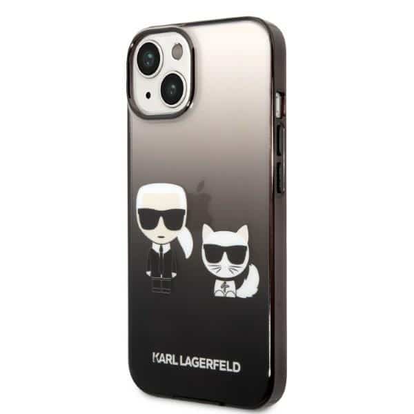 Karl Lagerfeld Gradient Ikonik Karl & Choupette - θήκη για Apple iPhone 14 Plus - Μαύρο - Image 2