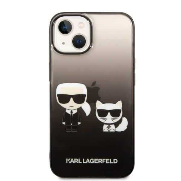 Karl Lagerfeld Gradient Ikonik Karl & Choupette - θήκη για Apple iPhone 14 Plus - Μαύρο - Image 3