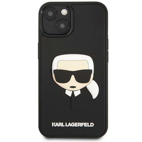 Karl Lagerfeld 3D Rubber Karl`s Head - θήκη για Apple iPhone 14 Plus - Μαύρο - Image 3