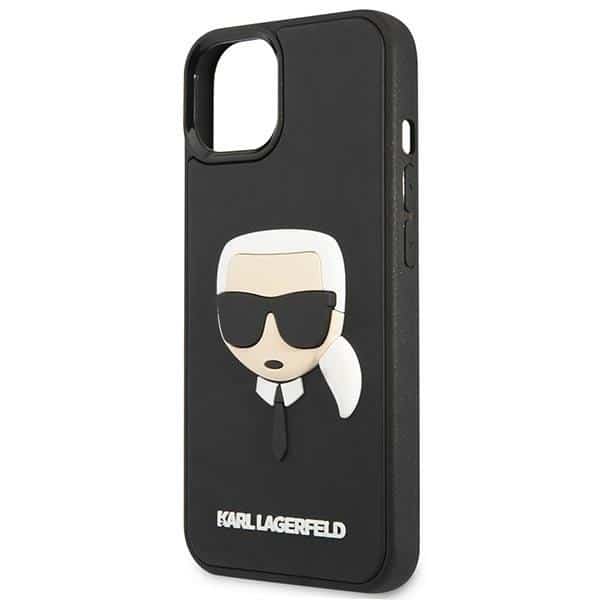 Karl Lagerfeld 3D Rubber Karl`s Head - θήκη για Apple iPhone 14 Plus - Μαύρο - Image 6