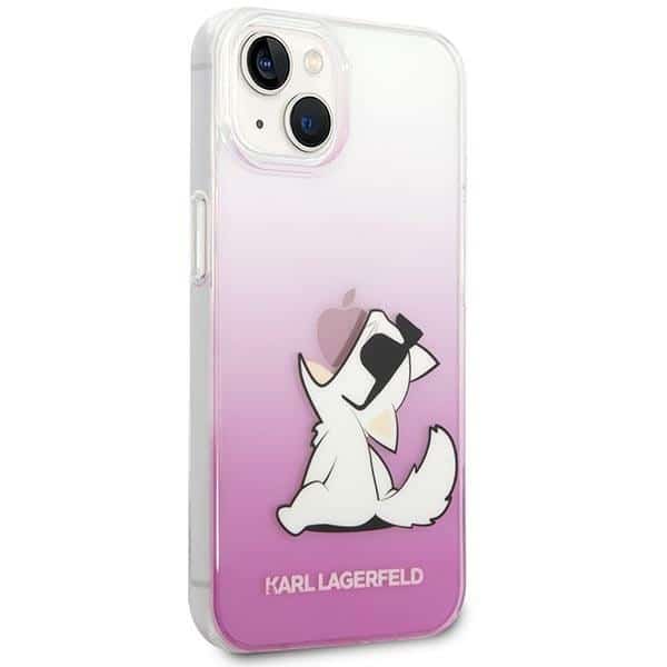 Karl Lagerfeld Choupette Fun - θήκη για Apple iPhone 14 Plus / 15 - Ροζ - Image 4