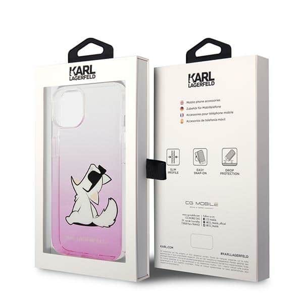 Karl Lagerfeld Choupette Fun - θήκη για Apple iPhone 14 Plus / 15 - Ροζ - Image 8